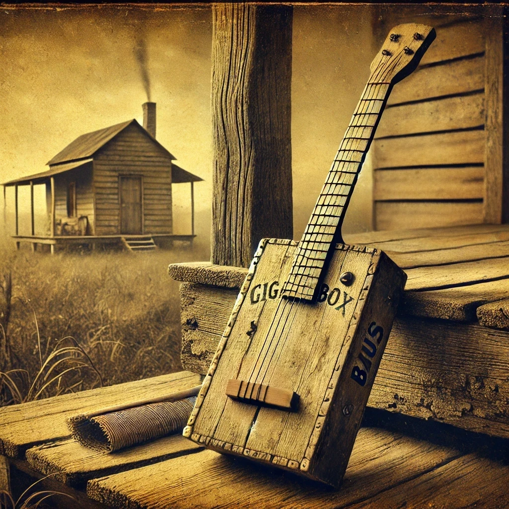 Cigar Box Guitars in Blues