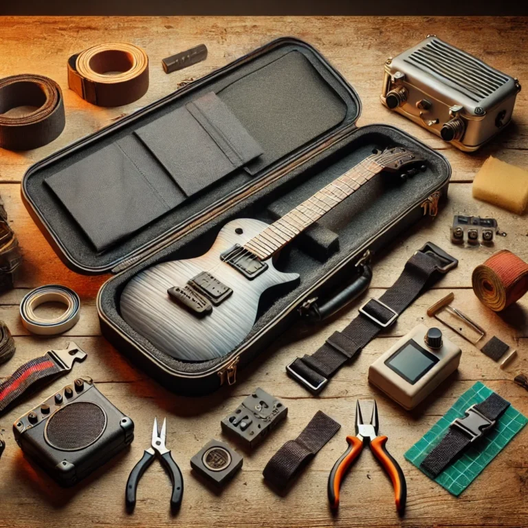 DIY travel guitar accessories