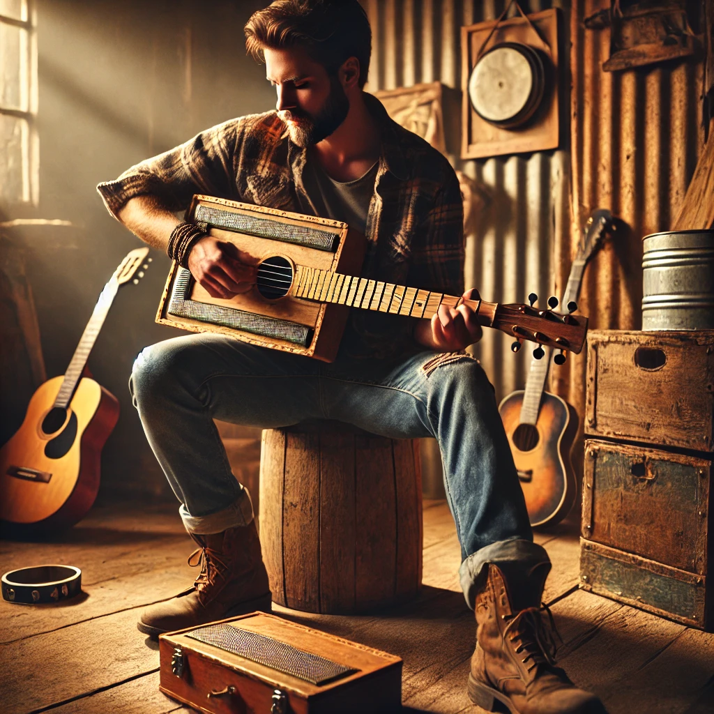 cigar box guitar American folk