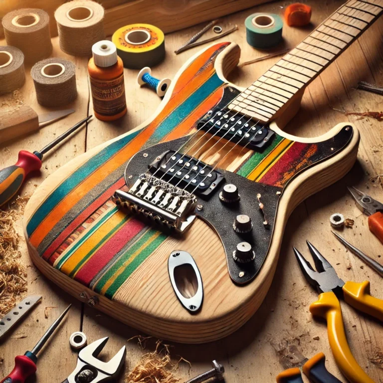 Skateboard Deck Guitar